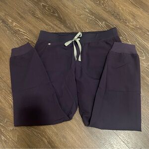 Figs Technical Collection Scrubs - Women’s Zamora Joggers -Purple Shadow - Large